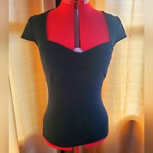 Sourpuss Black Sweetheart Top